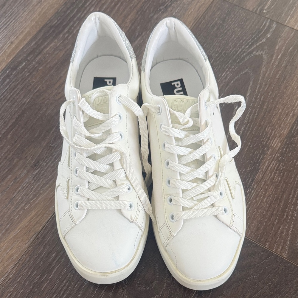 White Leather Sneakers